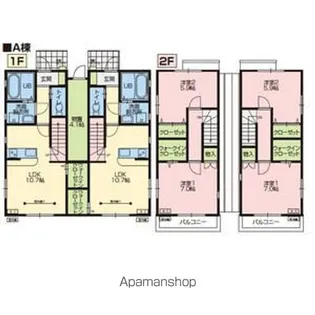 FELICIA(フェリシア)【A-2号室】の間取り