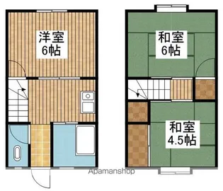 内山アパート【4号室号室】の間取り