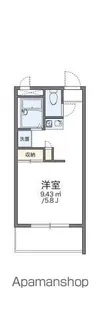 レオパレスコーポテラダ【3階】の間取り