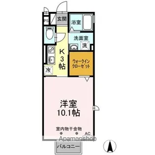 DーROCK【2階】の間取り