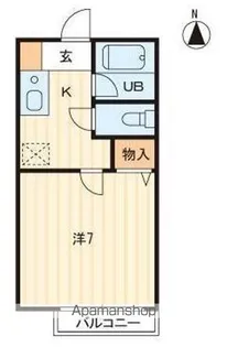 セレーノ福岡町【2階】の間取り