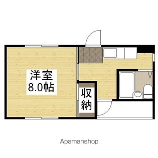 京口アパート【201号室】の間取り
