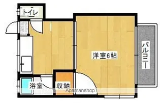 ハートフル箱崎【101号室】の間取り