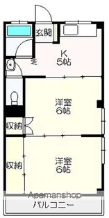 吉岡マンション【A2-2号室】の間取り