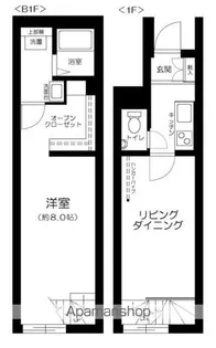 RIVENDELL EBISU【1階】の間取り