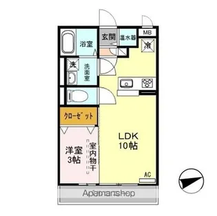 エスポワール【2階】の間取り