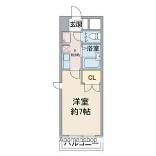 ソレイユ上社【6階】の間取り