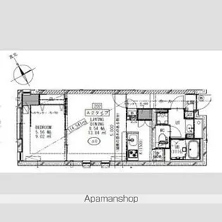 ザハウス祐天寺【2階】の間取り