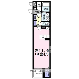 シェトラール【1階】の間取り