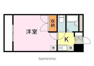 カサブランカ高橋A【203号室】の間取り