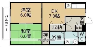 アルファ壱番館【2階】の間取り