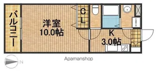 ジュリエンスⅢ【2階】の間取り