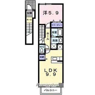 メゾン ド ピーノ【2階】の間取り