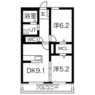 ソーヴィニヨン・ハート【3階】の間取り