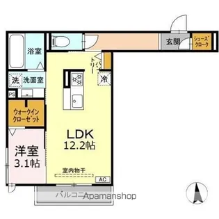 AMABILE【3階】の間取り