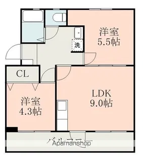 ピエーナ下南部【2階】の間取り