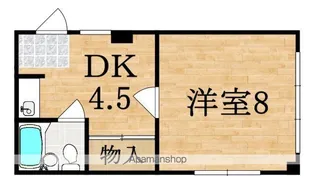 コーポ華【1階】の間取り