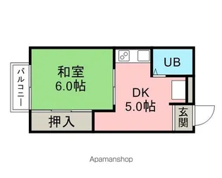 アメニティ八幡【2階】の間取り