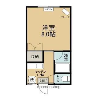 ステラⅠ【103号室】の間取り