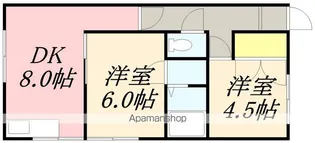 SIDEWAYS美原Ⅱ【102号室】の間取り