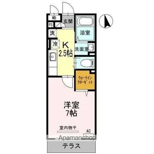 ポートサイドヴィラI【2階】の間取り