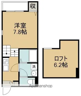 シャルムコーポ福田町【1階】の間取り
