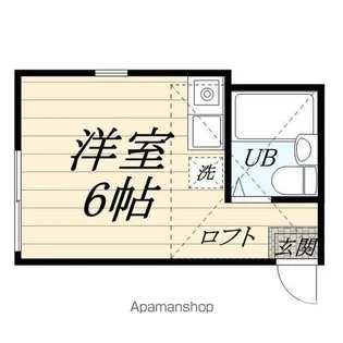 ユナイト矢向ランブラス【2階】の間取り