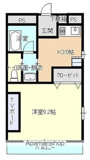 ハイエストTK−1【3階】の間取り