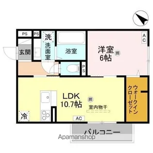 DーREGALO下馬N【2階】の間取り