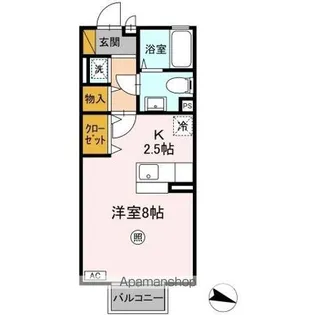 プレジール Ⅱ【2階】の間取り