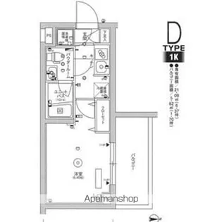スカイコートヒルズ品川御殿山【111号室号室】の間取り
