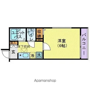 東京都杉並区阿佐谷北3丁目【アパート】の間取り