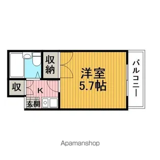 サンハイツ豊中【2階】の間取り