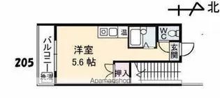 照島マンション【2階】の間取り