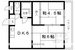 クレセント松田【306号室】の間取り