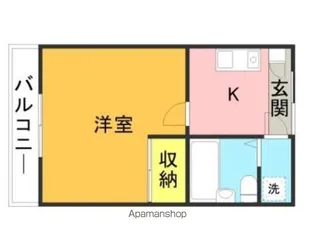 メゾン・ド・シェルマン【3階】の間取り