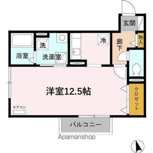 パルテール大町【2階】の間取り