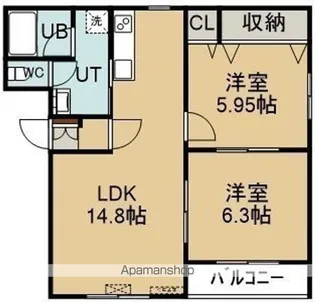 ピュアライフ杉並【3階】の間取り