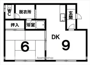 ドミ井上【103号室】の間取り
