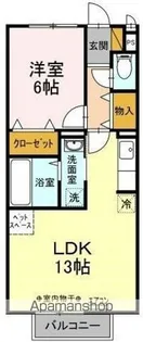 プランドール【2階】の間取り