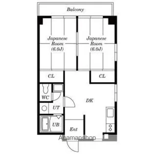 レジデンスラック【305号室】の間取り
