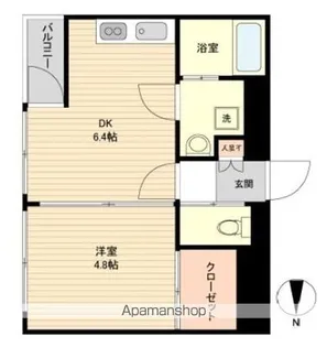 LA DOUCEUR片平【907号室】の間取り