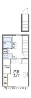 レオパレス火切塚【2階】の間取り