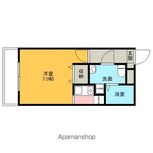 ハーモニーKハウスMIMI【103号室】の間取り
