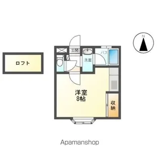 ファインシティーかすみ町【2階】の間取り