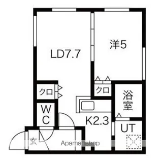 ARTISARA(アーティサーラ)【4階】の間取り