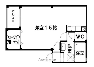ル・シエル【202号室】の間取り