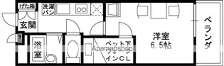 レオパレスアベンタ楽音寺【2階】の間取り