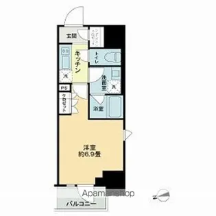 ザ・ライオンズフォーシア鶴見【7階】の間取り