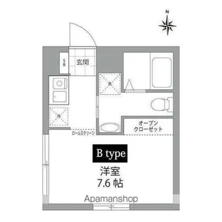 カーサピアッツァ新宿西落合【4階】の間取り